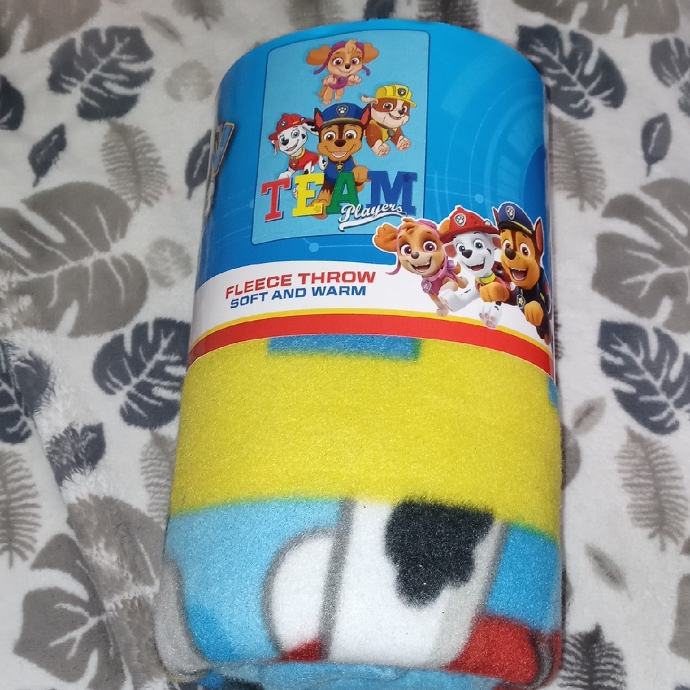 Nickelodeon Paw Patrol Fleece Throw Blanket